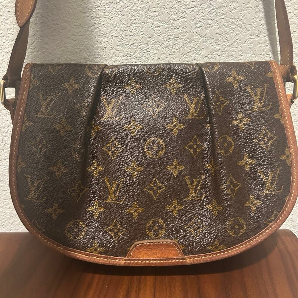 Louis Vuitton Monogram Menilmontant PM Crossbody Flap Bag with COA